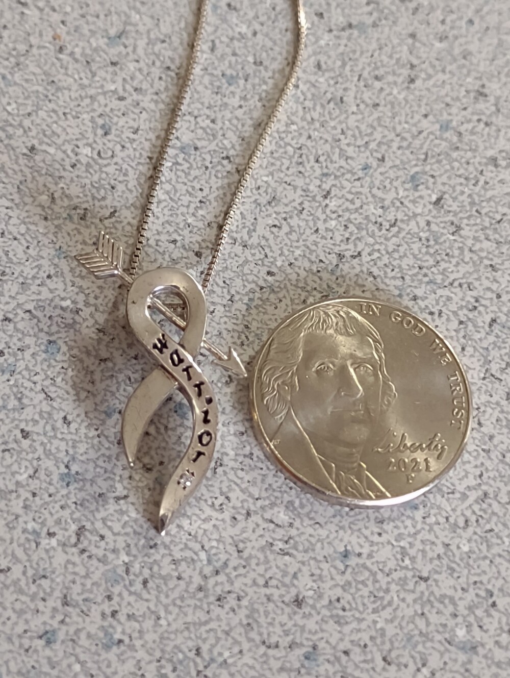 Awareness: Cancer Warrior Necklace